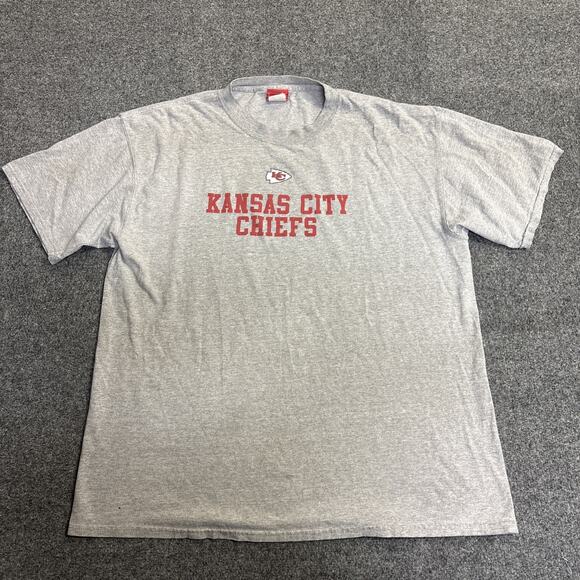 VTG Kansas City Chiefs Men’s XL Gray Short Sleeve NFL T-Shirt - Picture 1 of 6